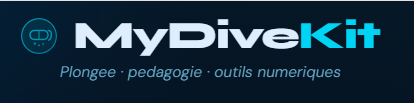 MyDiveKit — portail plongée, pédagogie et outils numériques